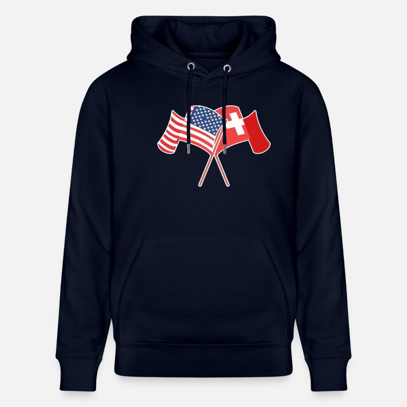 Schweiz Schweizer Schweizerdeutsch - Stanley/Stella Unisex Bio-Hoodie CRUISER  - Navy