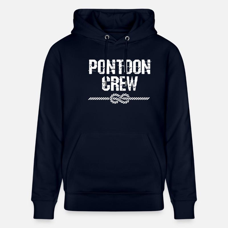 Bateau ponton Bateau Bateaux - Sweat à capuche bio CRUISER Stanley/Stella Unisexe - marine