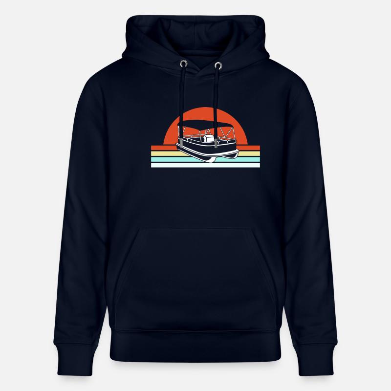 Bateau ponton Bateau Bateaux - Sweat à capuche bio CRUISER Stanley/Stella Unisexe - marine
