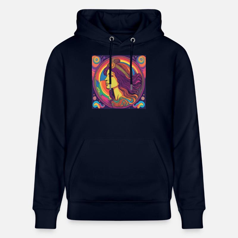 Idée cadeau anniversaire Vierge Naissance - Sweat à capuche bio CRUISER Stanley/Stella Unisexe - marine