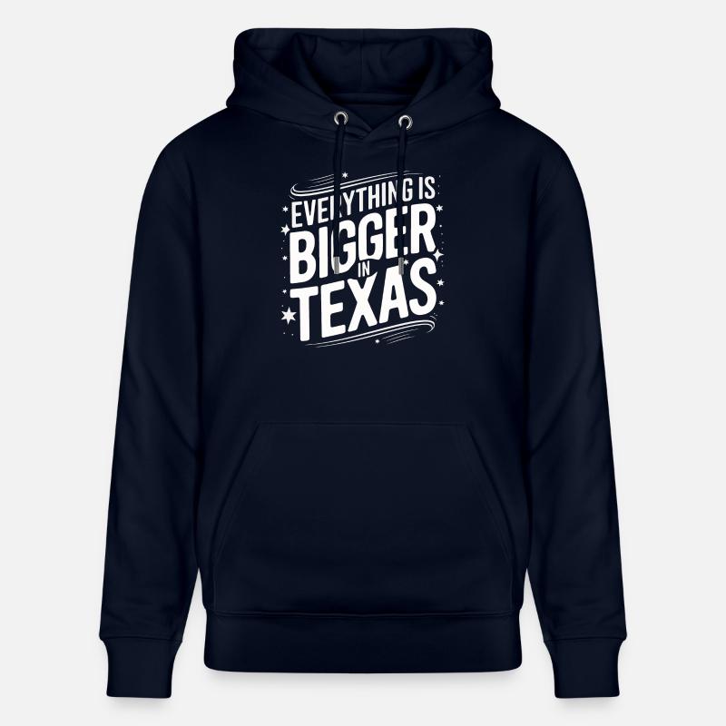 État du Texas Texans Texas - Sweat à capuche bio CRUISER Stanley/Stella Unisexe - marine