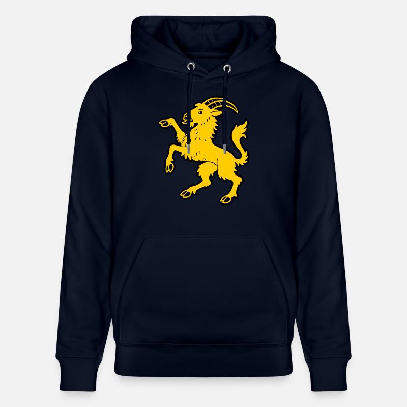 Chèvre Hälsinge - Sweat à capuche bio CRUISER Stanley/Stella Unisexe - marine