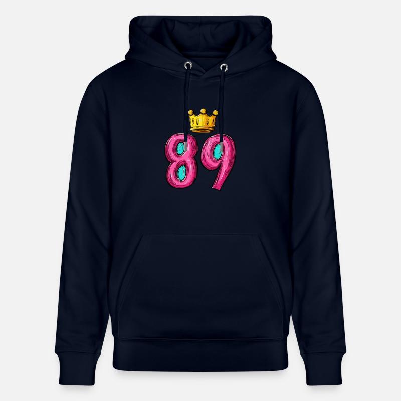 89 Couronne de chiffres - Sweat à capuche bio CRUISER Stanley/Stella Unisexe - marine
