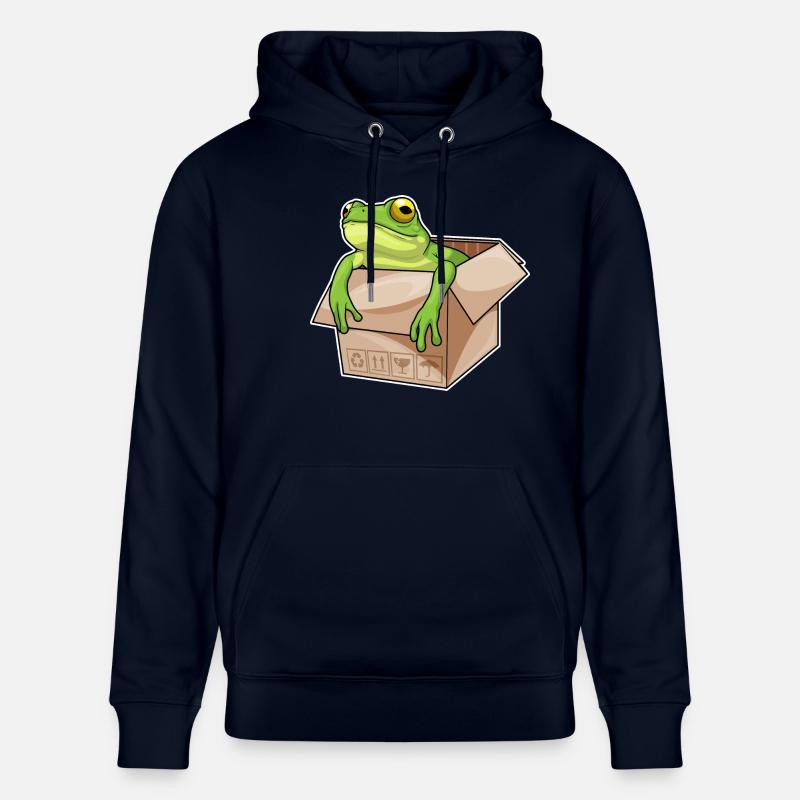 Boîte à grenouilles - Sweat à capuche bio CRUISER Stanley/Stella Unisexe - marine