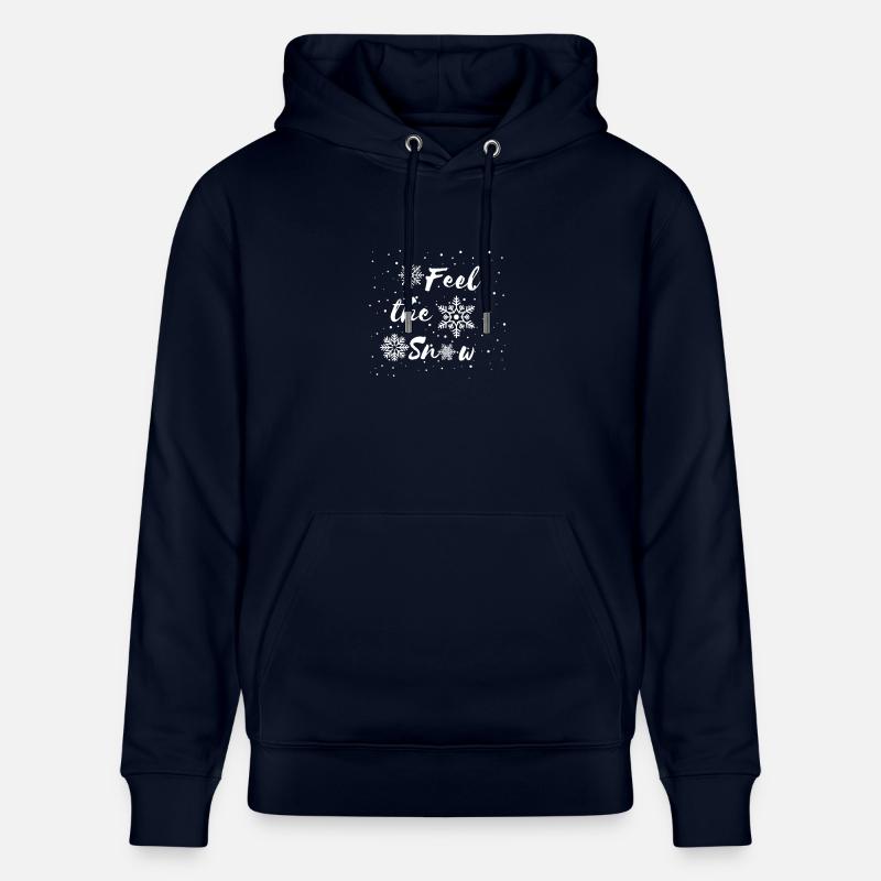 sentir la neige - Sweat à capuche bio CRUISER Stanley/Stella Unisexe - marine