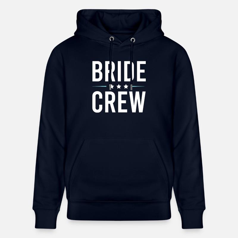 Équipage de la mariée - Sweat à capuche bio CRUISER Stanley/Stella Unisexe - marine