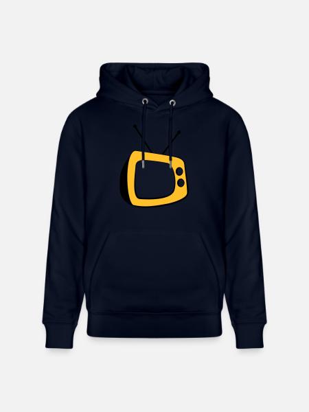 Retro TV Logo - Stanley/Stella Unisex Bio-Hoodie CRUISER - Navy