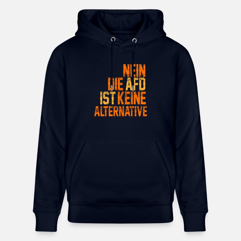 NON AFD N'EST PAS ALTERNATIVE - Sweat à capuche bio CRUISER Stanley/Stella Unisexe - marine
