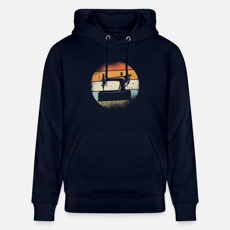 Machine à coudre ancienne - Sweat à capuche bio CRUISER Stanley/Stella Unisexe - marine