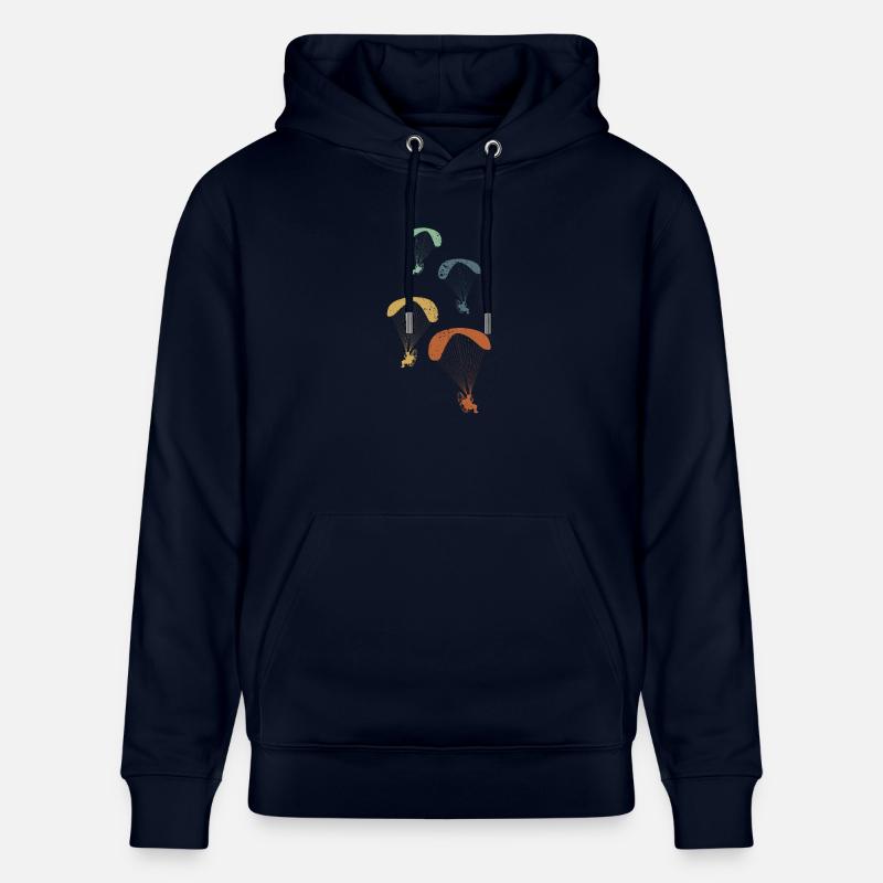 Paramotor Pilot Paramotoring - Stanley/Stella CRUISER Unisex Organic Hoodie - navy