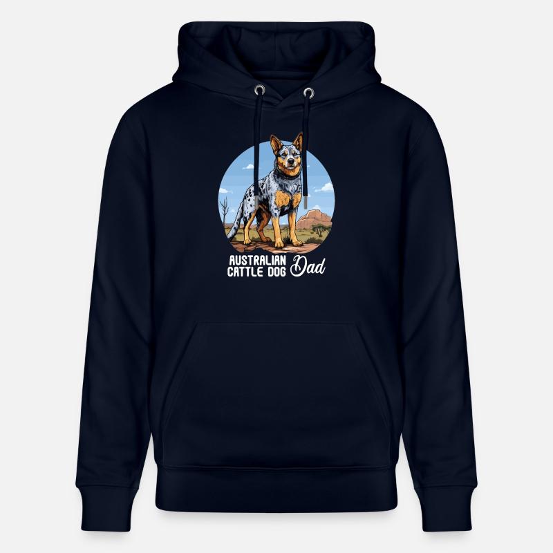 Hund Bouvier australien - Sweat à capuche bio CRUISER Stanley/Stella Unisexe - marine