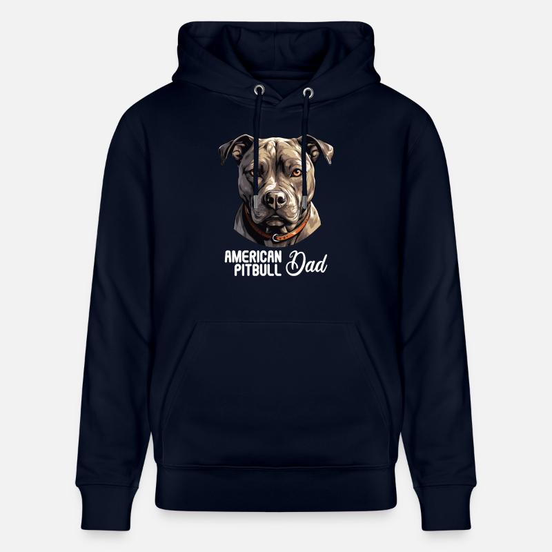 Chien Pitbull américain - Sweat à capuche bio CRUISER Stanley/Stella Unisexe - marine