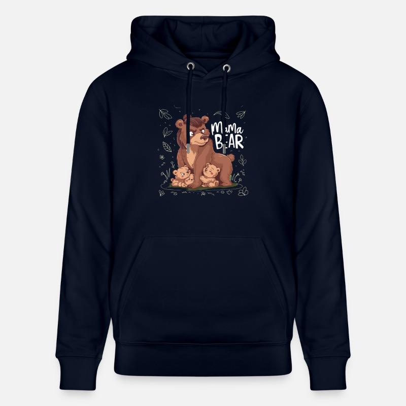 Maman Ours - Sweat à capuche bio CRUISER Stanley/Stella Unisexe - marine