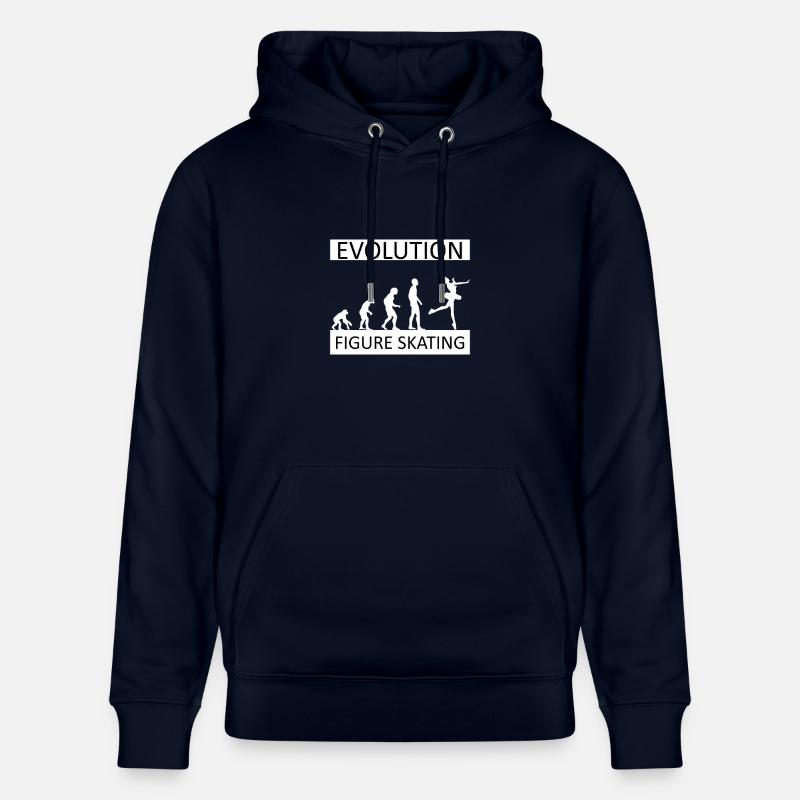 Evolution Patinage artistique Eiskunstlaufen Hobby - Sweat à capuche bio CRUISER Stanley/Stella Unisexe - marine