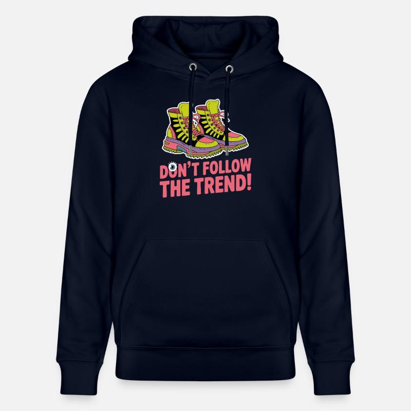 NE SUIVEZ PAS LA TENDANCE - Sweat à capuche bio CRUISER Stanley/Stella Unisexe - marine