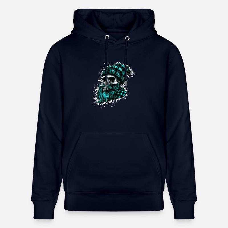 Crâne de bûcheron - Sweat à capuche bio CRUISER Stanley/Stella Unisexe - marine