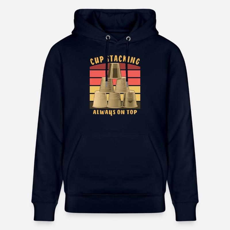 CUP STACKING ALWAYS ON TOP - Stanley/Stella Unisex Bio-Hoodie CRUISER  - Navy