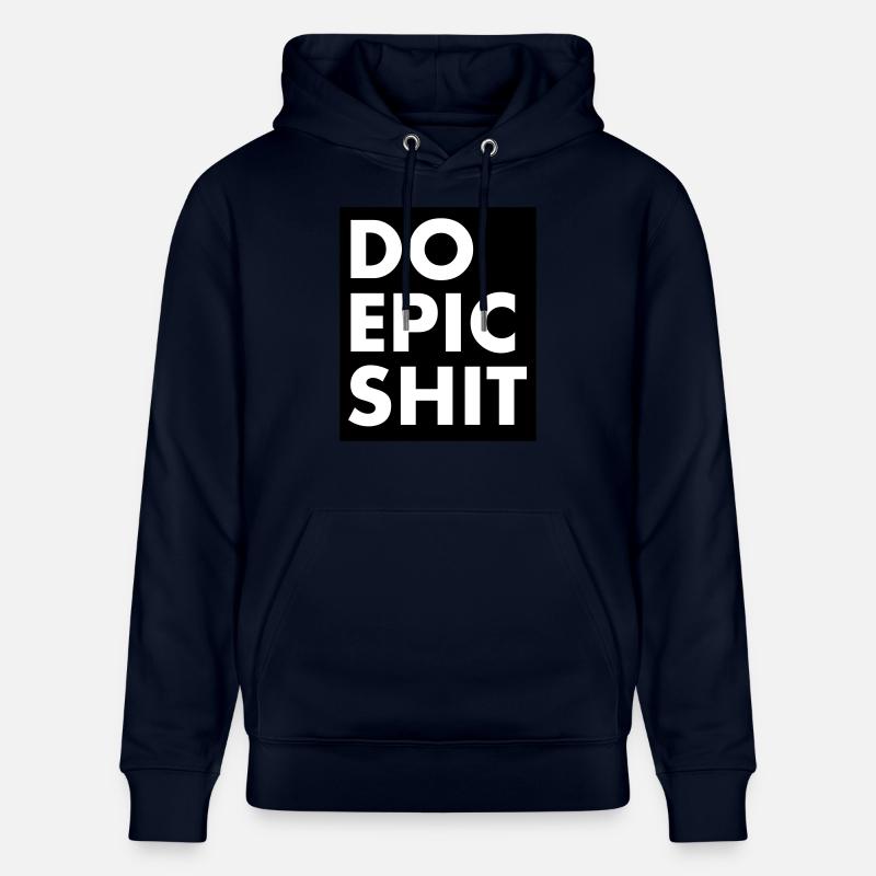 EO EPIC SHIT - Stanley/Stella Unisex Bio-Hoodie CRUISER  - Navy