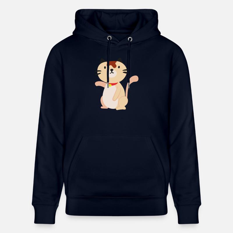 Chat chat - Sweat à capuche bio CRUISER Stanley/Stella Unisexe - marine