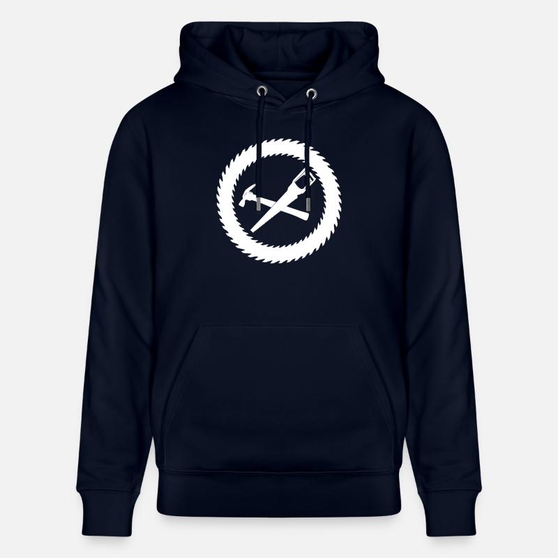 Scie circulaire Carpenter Zimmermann - Sweat à capuche bio CRUISER Stanley/Stella Unisexe - marine
