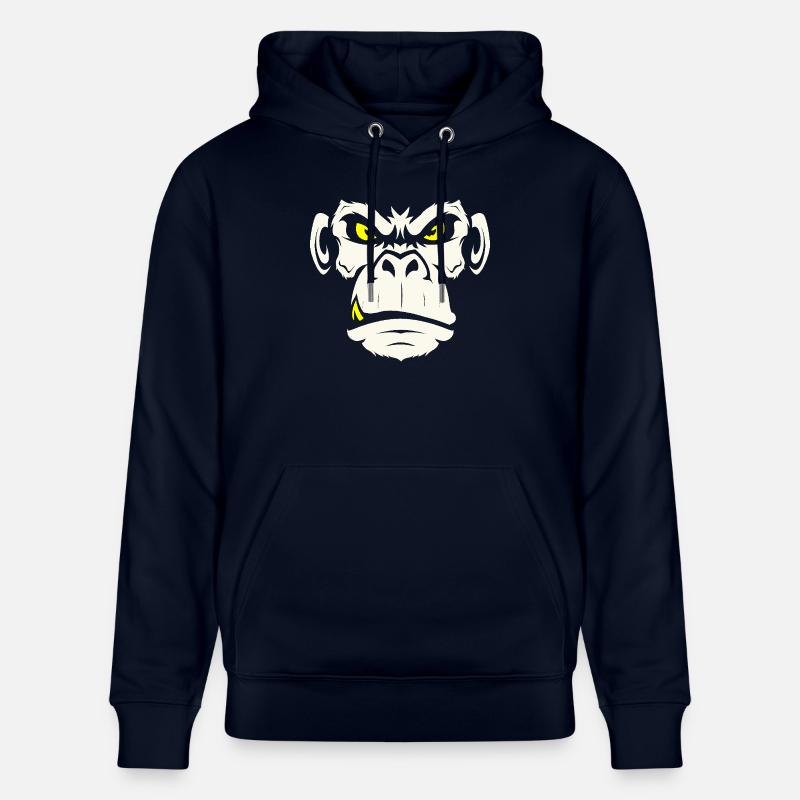 Singe2 01 - Sweat à capuche bio CRUISER Stanley/Stella Unisexe - marine