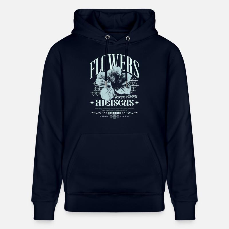 Fleur d’hibiscus Fleur d’hibiscus - Sweat à capuche bio CRUISER Stanley/Stella Unisexe - marine