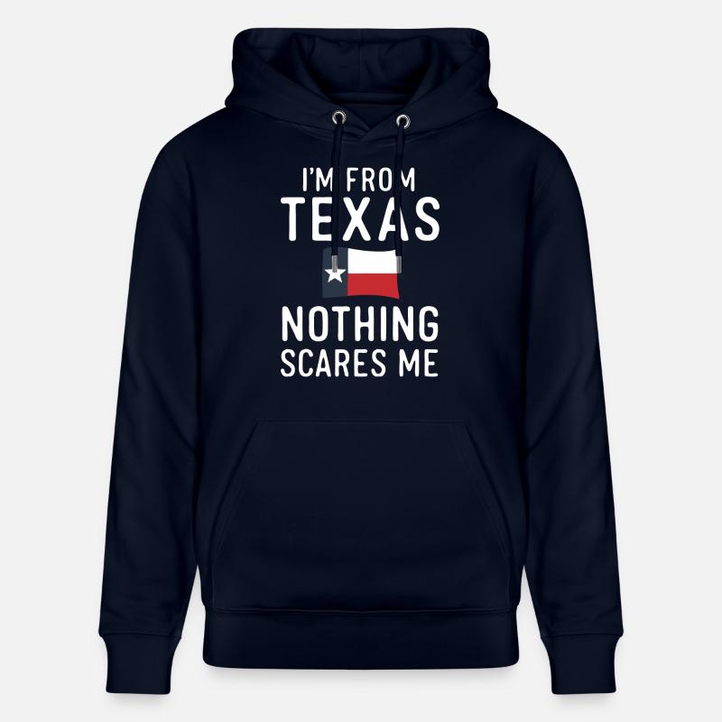 État du Texas Texans Texas - Sweat à capuche bio CRUISER Stanley/Stella Unisexe - marine