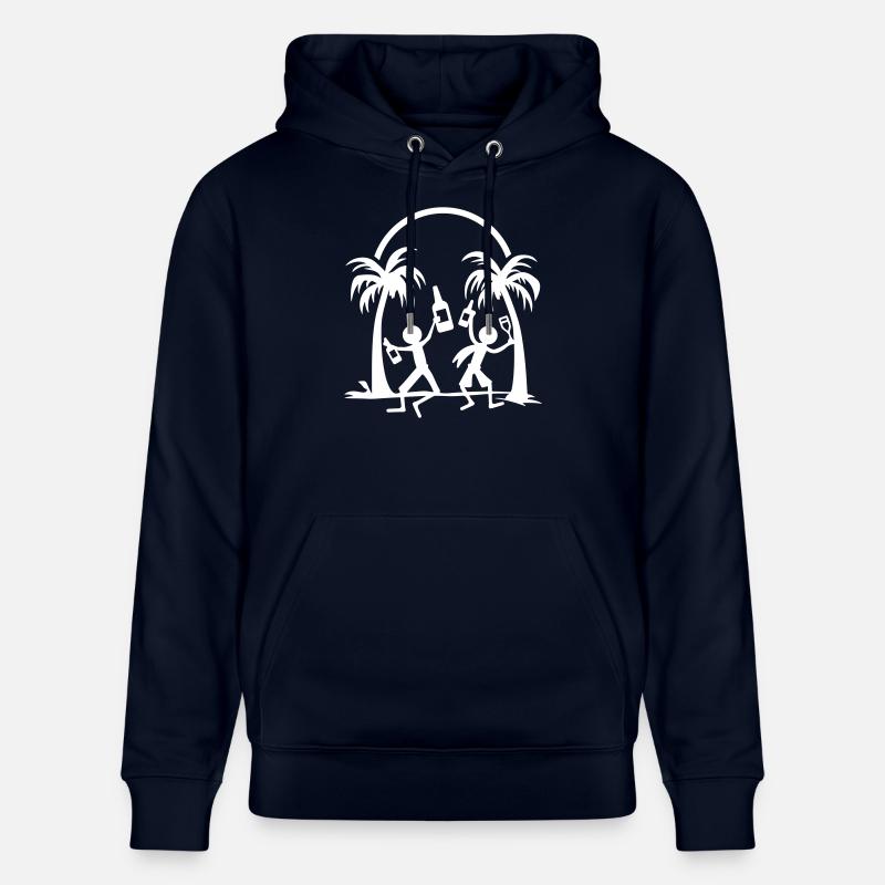 Vacances à la plage - Sweat à capuche bio CRUISER Stanley/Stella Unisexe - marine