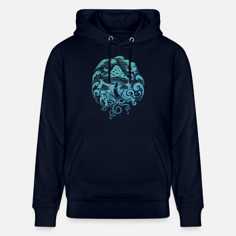 Champignon Octopus Octopus - Sweat à capuche bio CRUISER Stanley/Stella Unisexe - marine