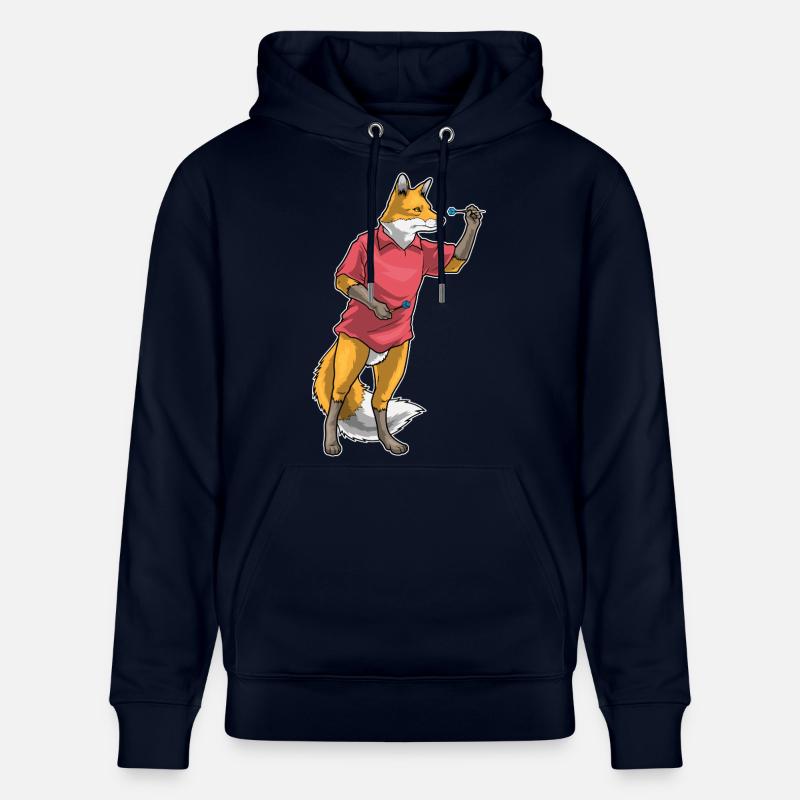 Fléchette renard - Sweat à capuche bio CRUISER Stanley/Stella Unisexe - marine