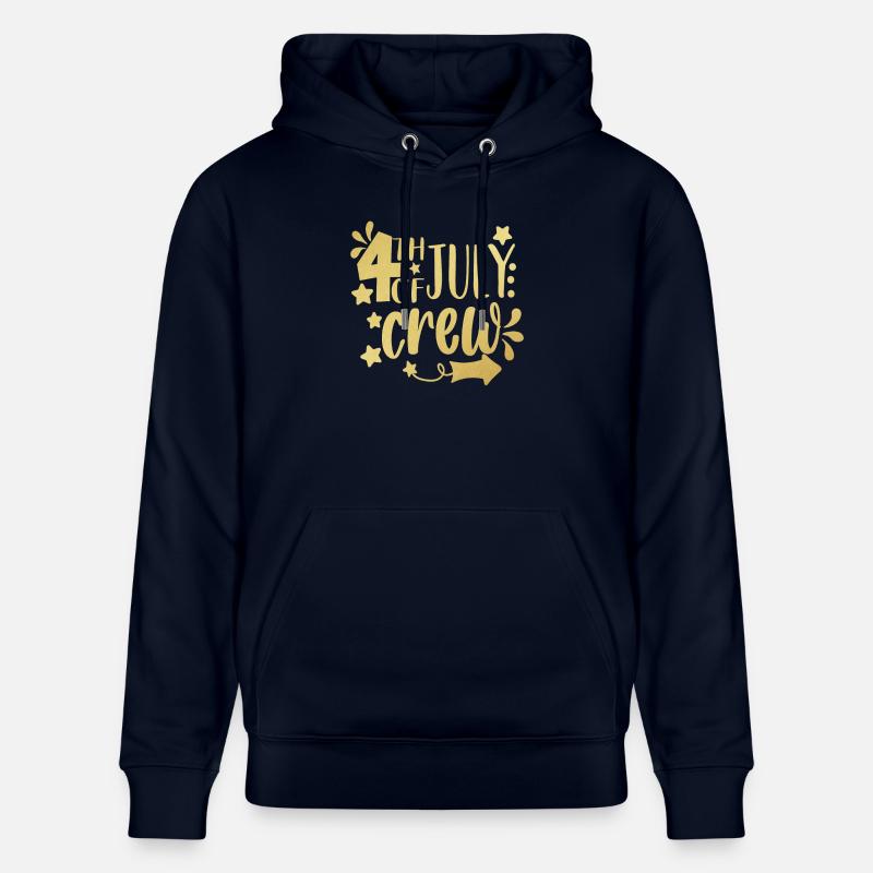 Équipage du 4 juillet - Sweat à capuche bio CRUISER Stanley/Stella Unisexe - marine