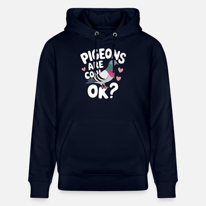 Taube Tauben Tier Vogel - Stanley/Stella Unisex Bio-Hoodie CRUISER - Navy