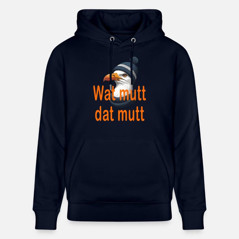 Wat mutt dat mutt - Sweat à capuche bio CRUISER Stanley/Stella Unisexe - marine