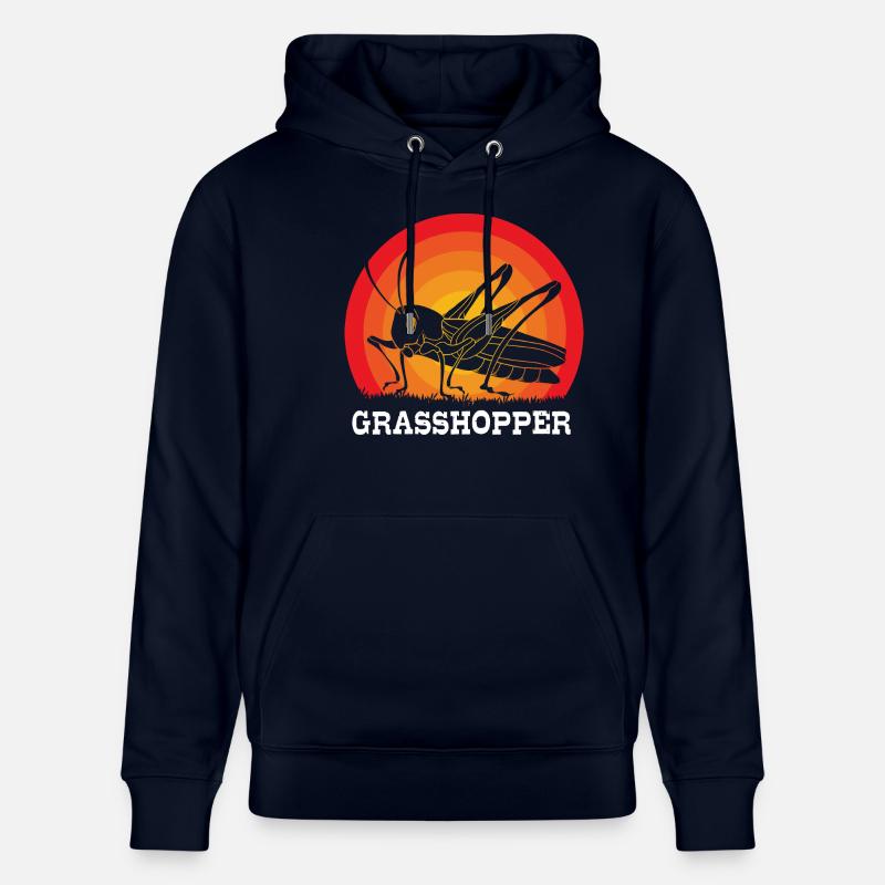 Sauterelle sauterelle - Sweat à capuche bio CRUISER Stanley/Stella Unisexe - marine