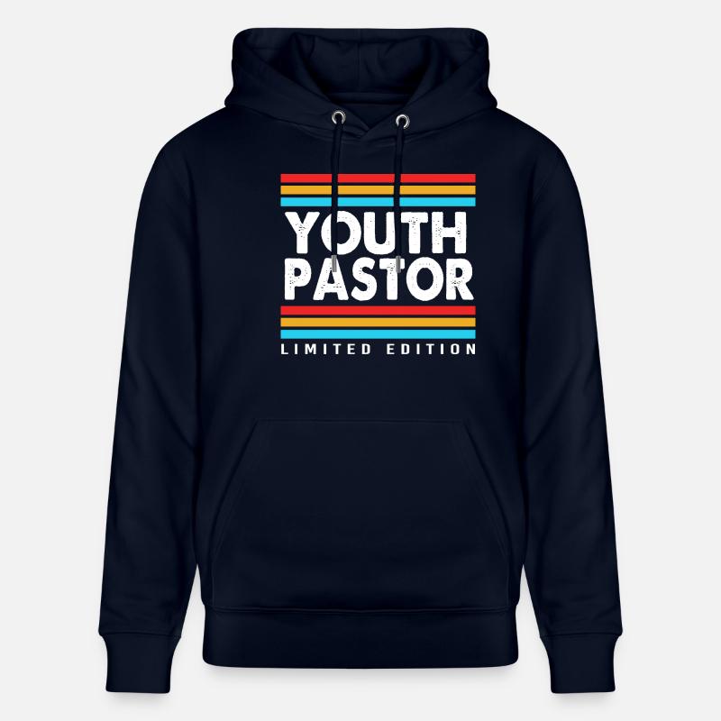 Pasteur des jeunes - Sweat à capuche bio CRUISER Stanley/Stella Unisexe - marine