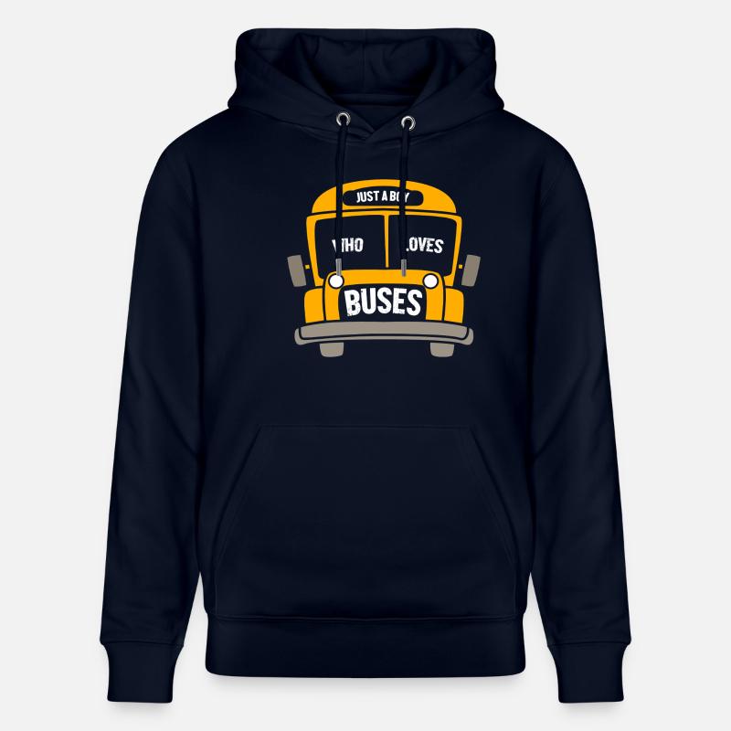Chauffeur d’autobus scolaire Autobus scolaire - Sweat à capuche bio CRUISER Stanley/Stella Unisexe - marine