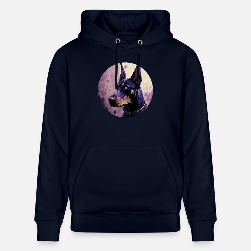 Cool Doberman - Sweat à capuche bio CRUISER Stanley/Stella Unisexe - marine
