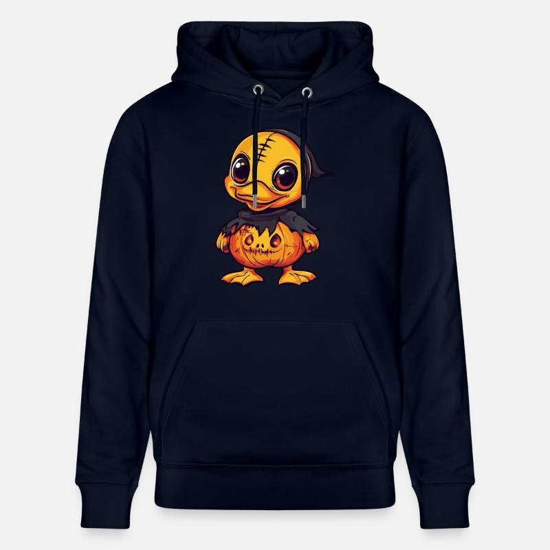 Canard Halloween Zombie - Sweat à capuche bio CRUISER Stanley/Stella Unisexe - marine