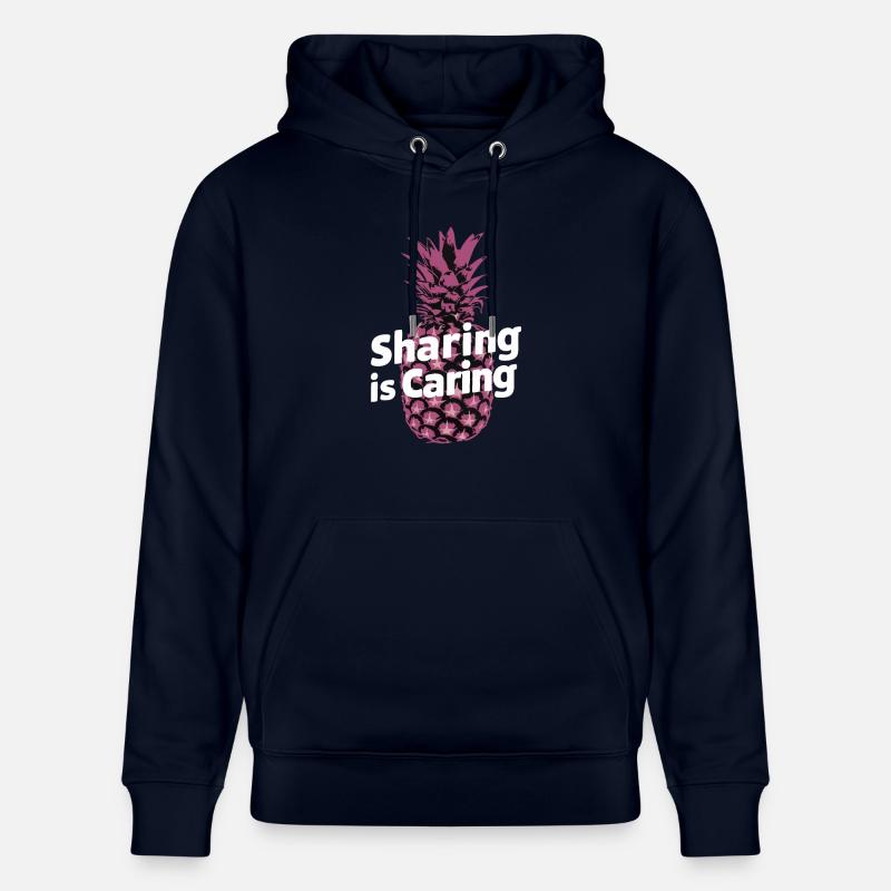Ananas Fruit tropical hawaïen - Sweat à capuche bio CRUISER Stanley/Stella Unisexe - marine