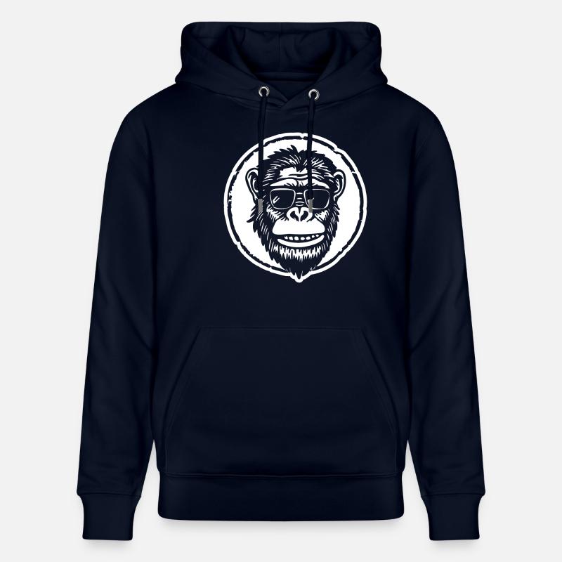 Affe Affengesicht - Stanley/Stella Unisex Bio-Hoodie CRUISER  - Navy