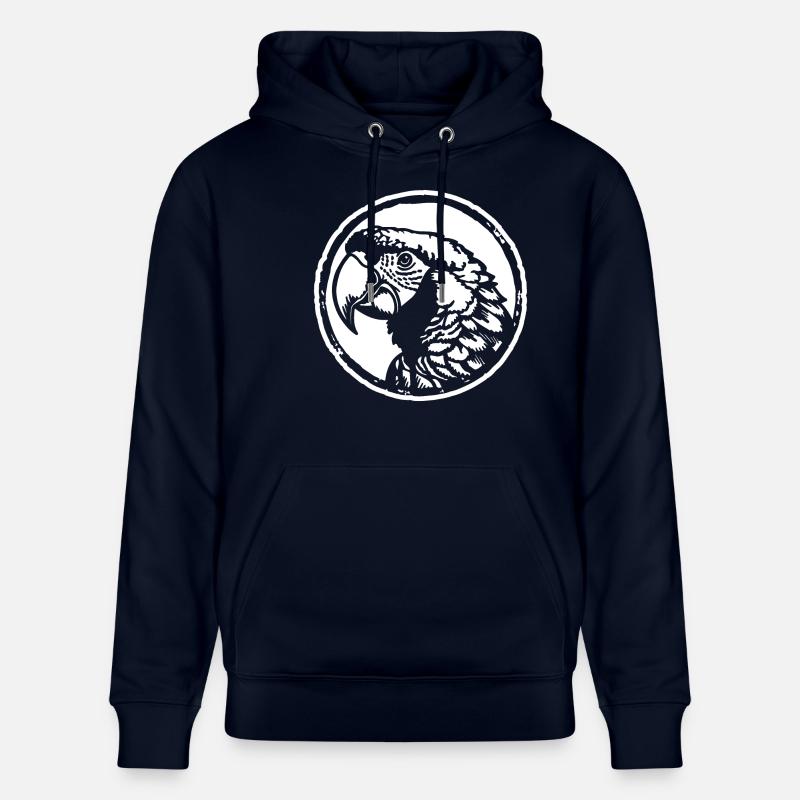 Perroquet oiseau - Sweat à capuche bio CRUISER Stanley/Stella Unisexe - marine