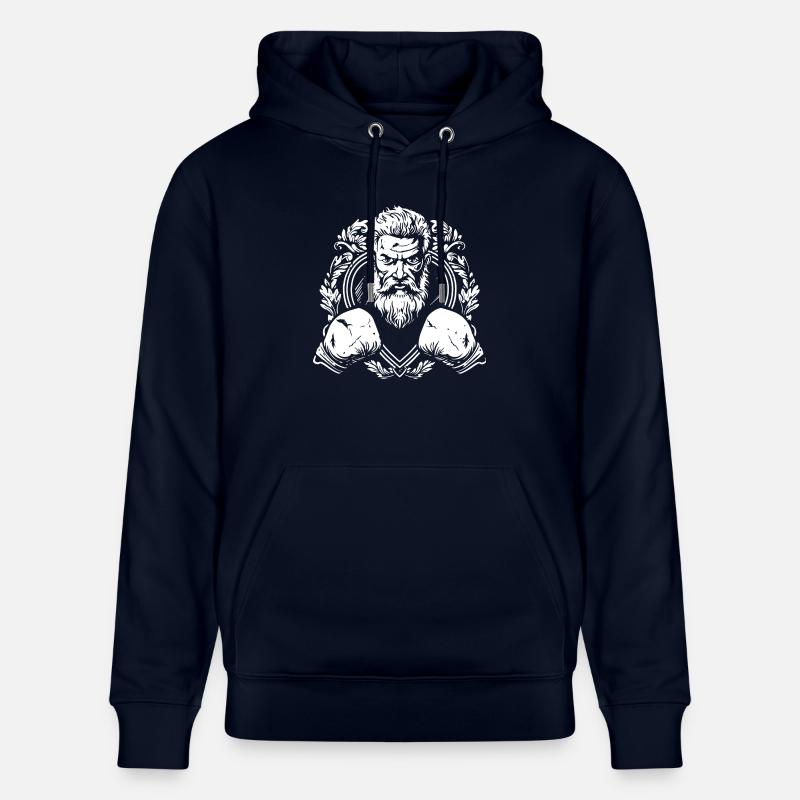Combattant Boxer Boxe MMA - Sweat à capuche bio CRUISER Stanley/Stella Unisexe - marine