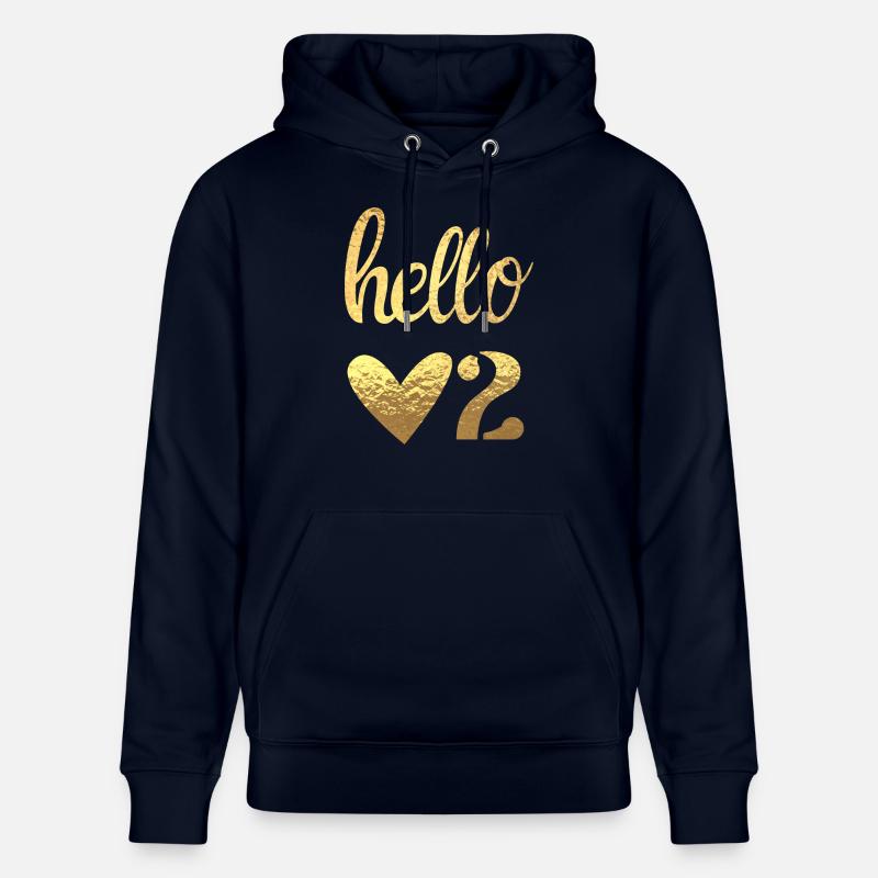 Hello 2 - Sweat à capuche bio CRUISER Stanley/Stella Unisexe - marine