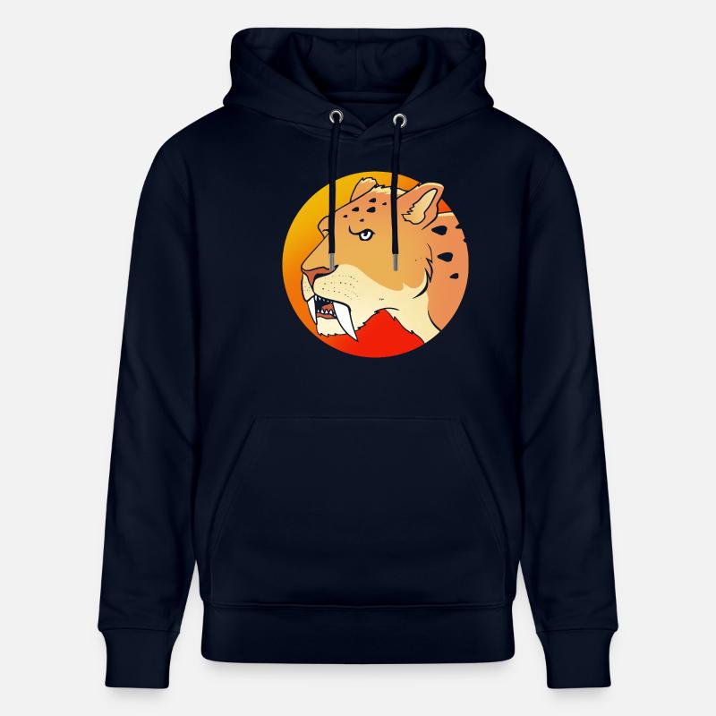 Tigre à dents de sabre - Sweat à capuche bio CRUISER Stanley/Stella Unisexe - marine