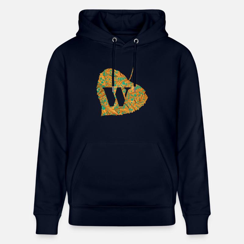 Feuille E 95 W - Sweat à capuche bio CRUISER Stanley/Stella Unisexe - marine