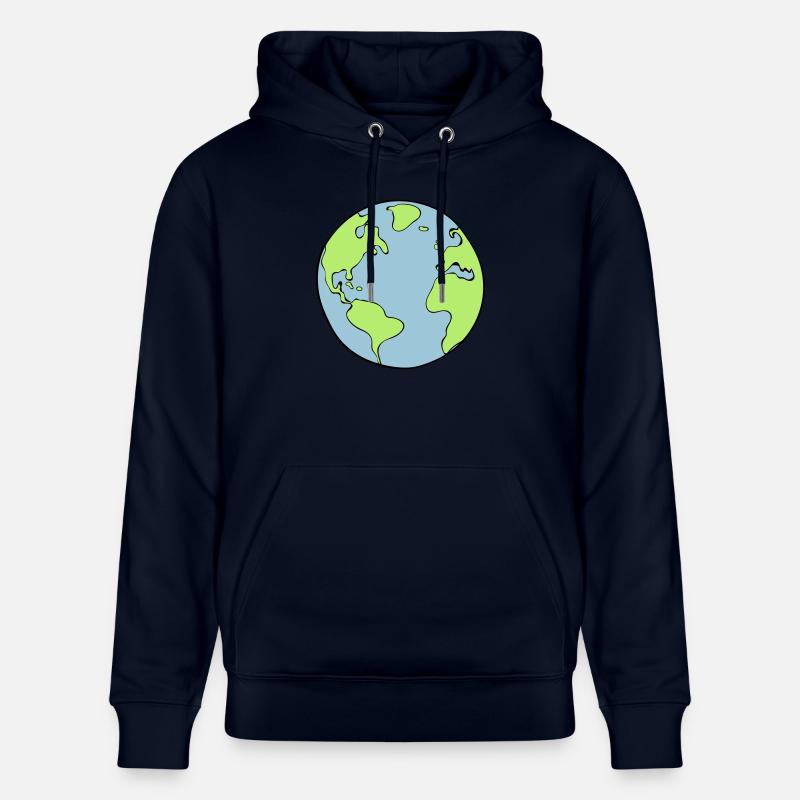 terre - Sweat à capuche bio CRUISER Stanley/Stella Unisexe - marine