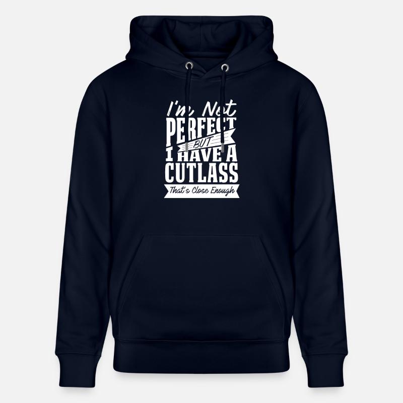 PERFEKT MIT CUTLASS AUTO - Stanley/Stella Unisex Bio-Hoodie CRUISER  - Navy