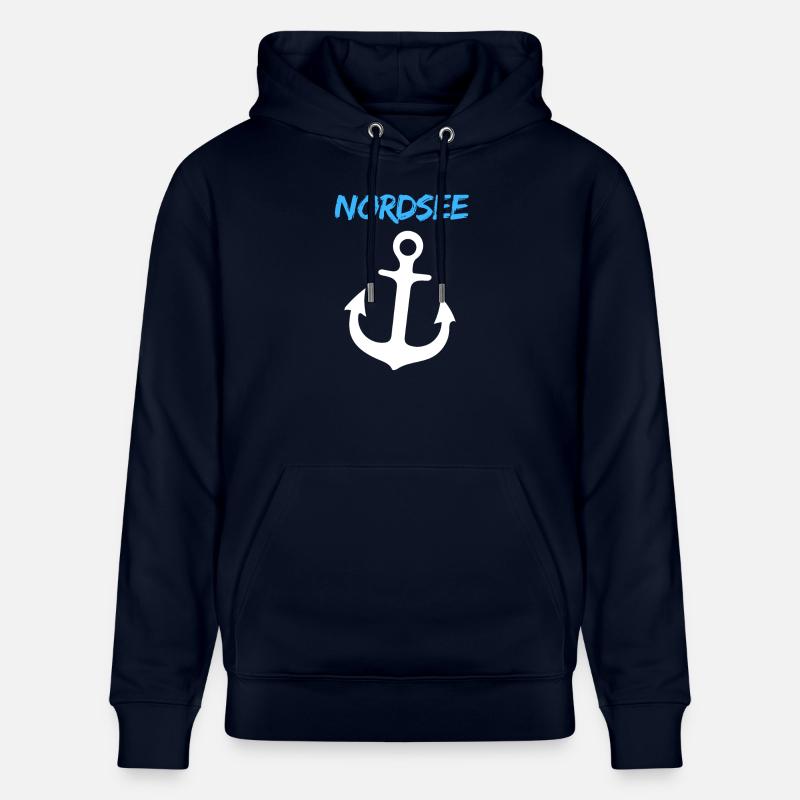 Mer du Nord - Sweat à capuche bio CRUISER Stanley/Stella Unisexe - marine