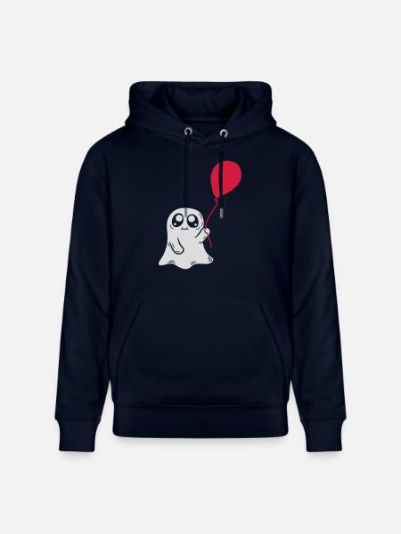 Luftballon Geist Comic Design - Stanley/Stella Unisex Bio-Hoodie CRUISER  - Navy
