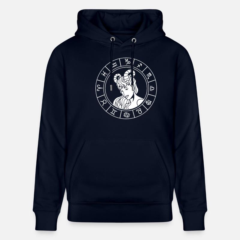 Sternzeichen Widder - Stanley/Stella Unisex Bio-Hoodie CRUISER - Navy